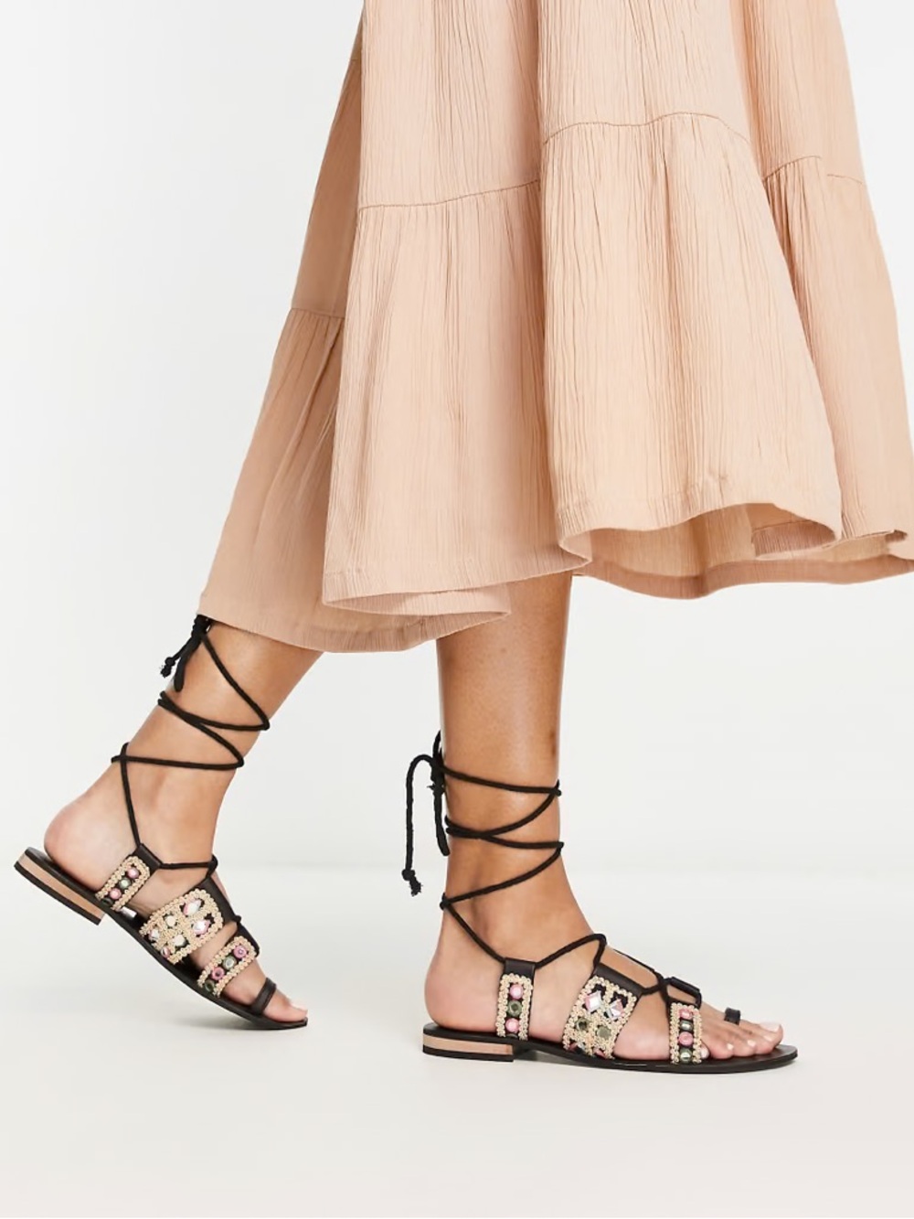 Free People Mantra Sandals Mirror Sequin Sz 10